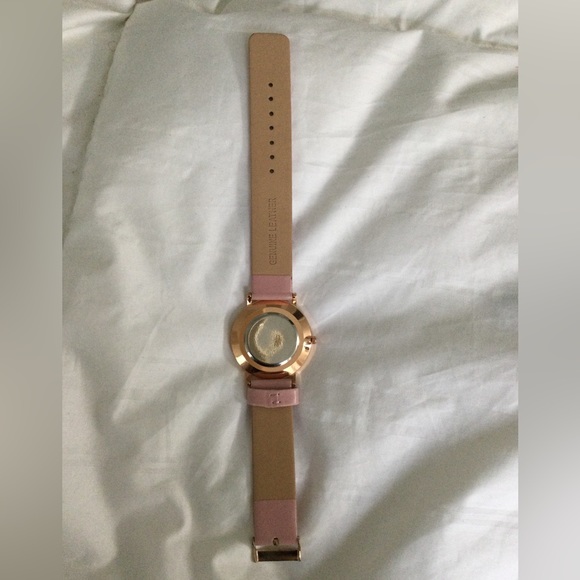 Marble Face Leather Band Watch - Picture 3 of 3